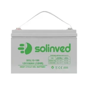 SOLINVED 12V 100 Ah Jel Akü