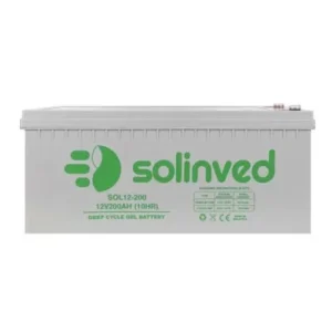 SOLINVED 12V 200 Ah Jel Akü